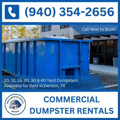 Comprehensive Waste Solutions - Commercial Dumpster Rental in Denton, TX - DDD Dumpster Rental Denton